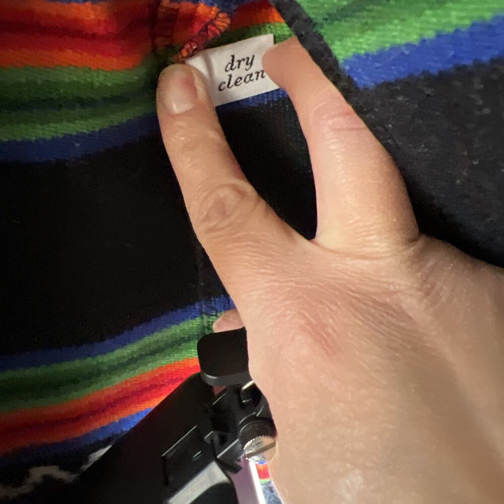 VTG Striped Southwestern Pendleton Knockabout Wool Coat Jacket Large EUC - Picture 7 of 16